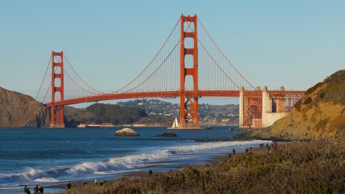 Zu sehen ist die Golden Gate Bridge in San Francisco, dem Veranstaltungsort der Microsoft Build 2026.